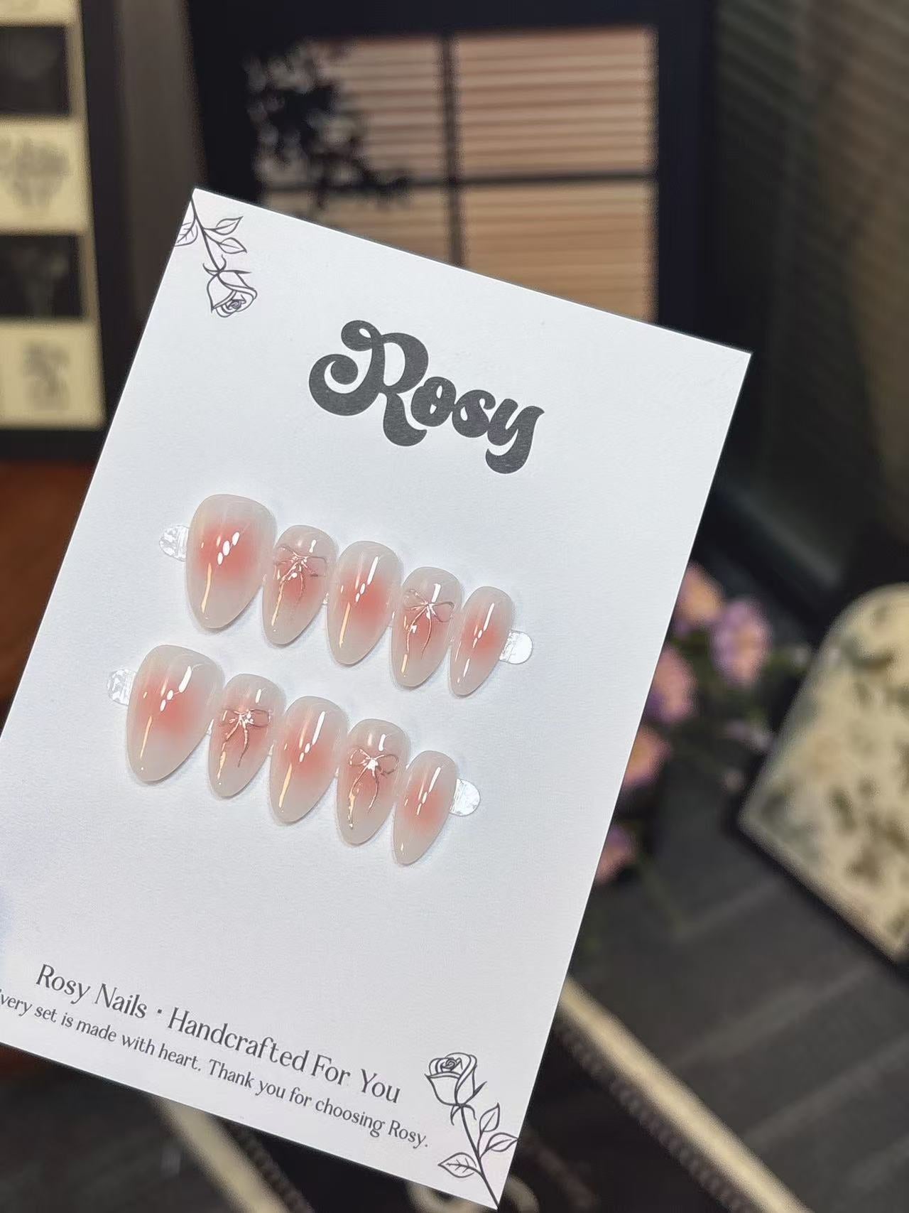 Soft Peach Ribbon