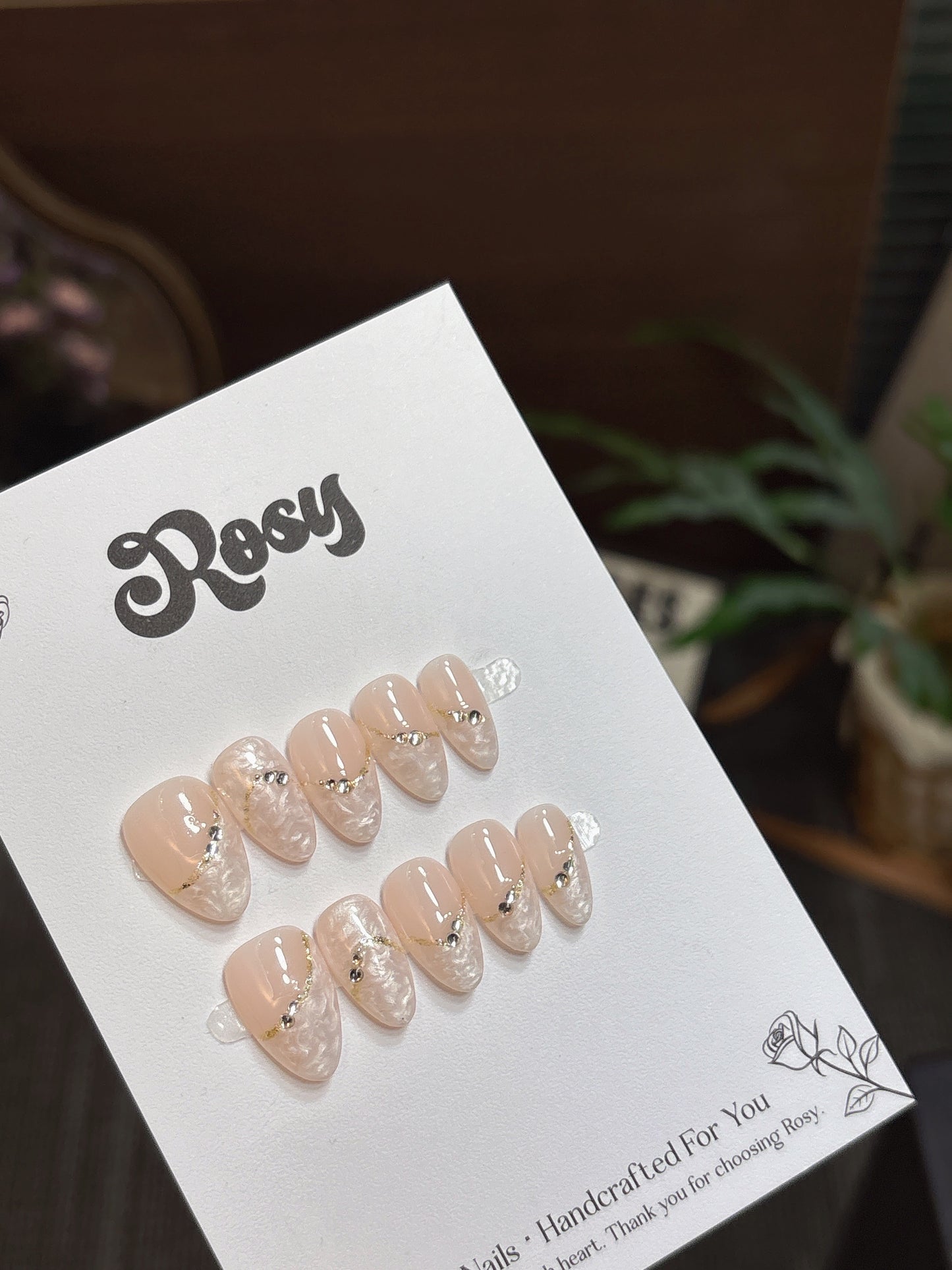 Blush Marble Shine