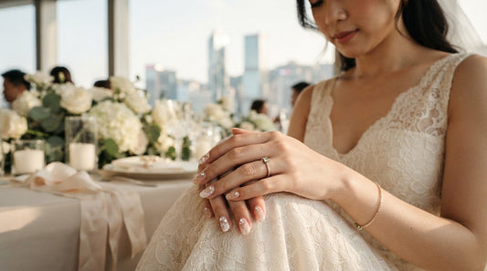 蕾絲戀曲系列穿戴甲：以浪漫細節配搭妳的婚禮造型