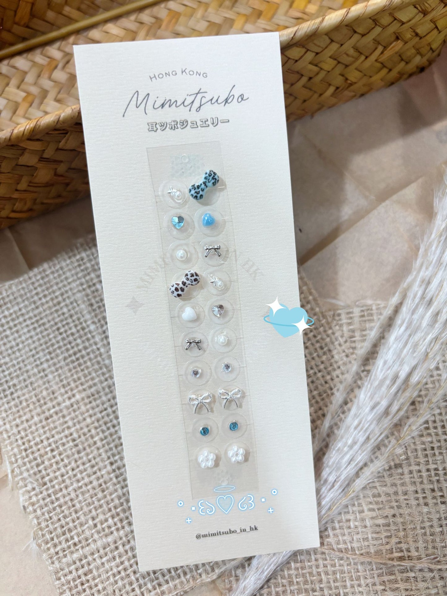 #M028 牛仔簡單優美款耳穴貼🌸🌸