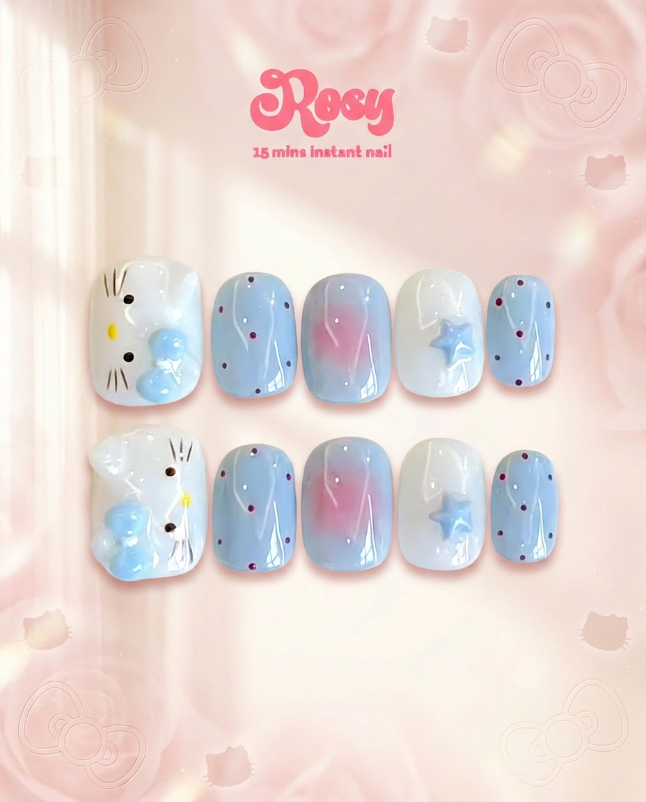 Starry Blue Kitty