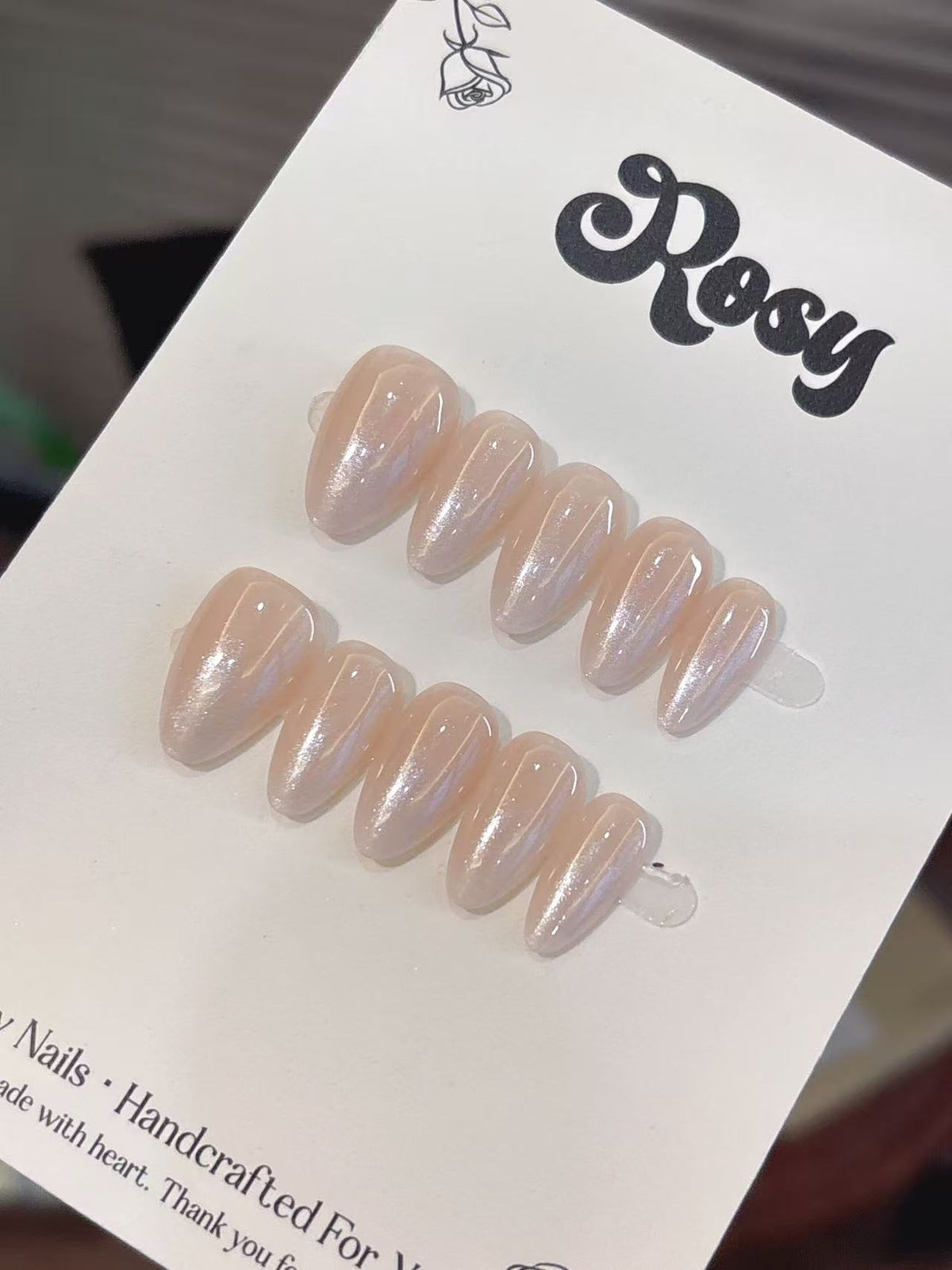 Peach snow