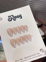 Peach snow