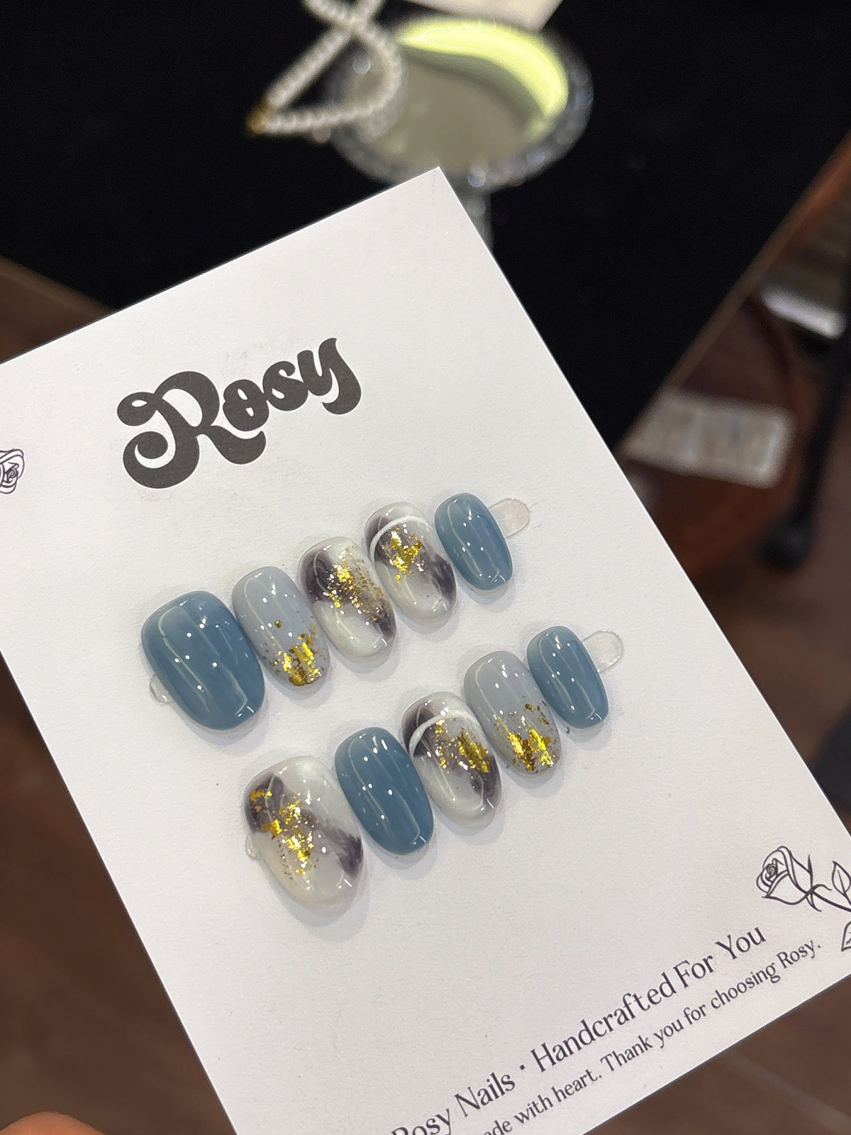 Misty Blue Gold
