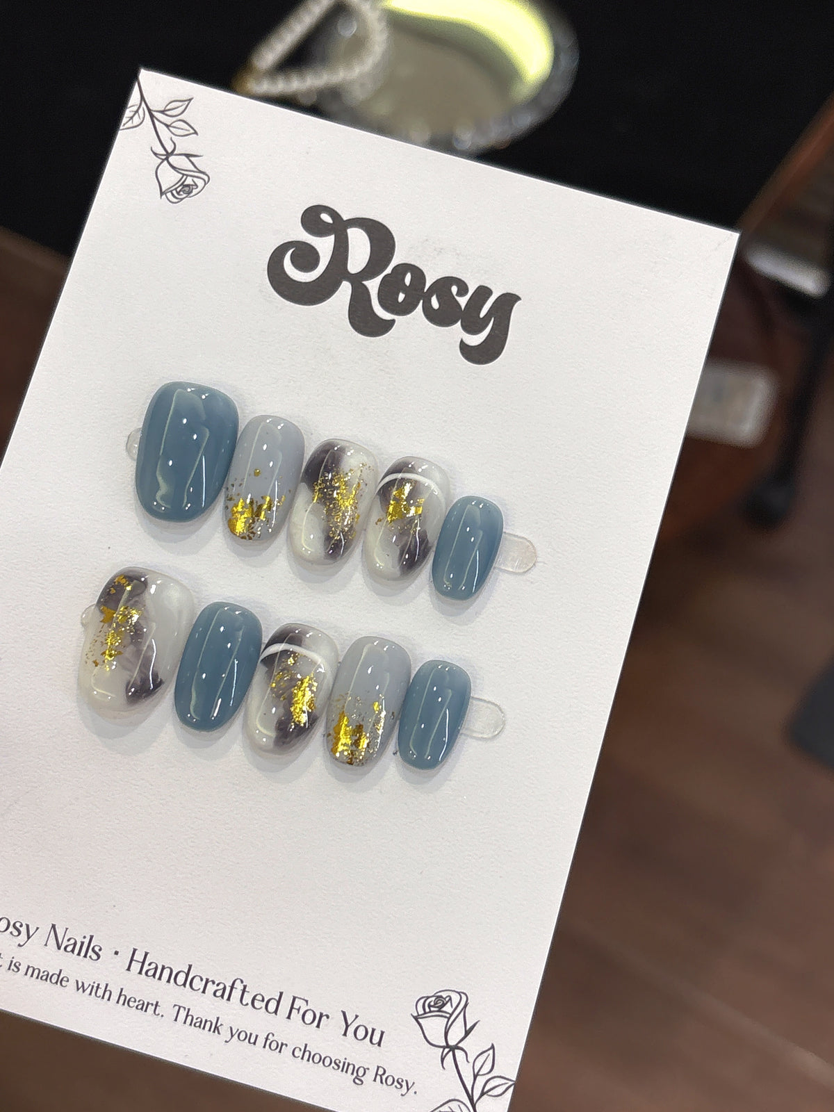 Misty Blue Gold