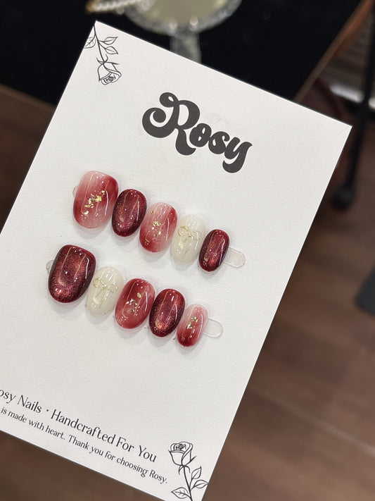 Burgundy Glow Ribbon