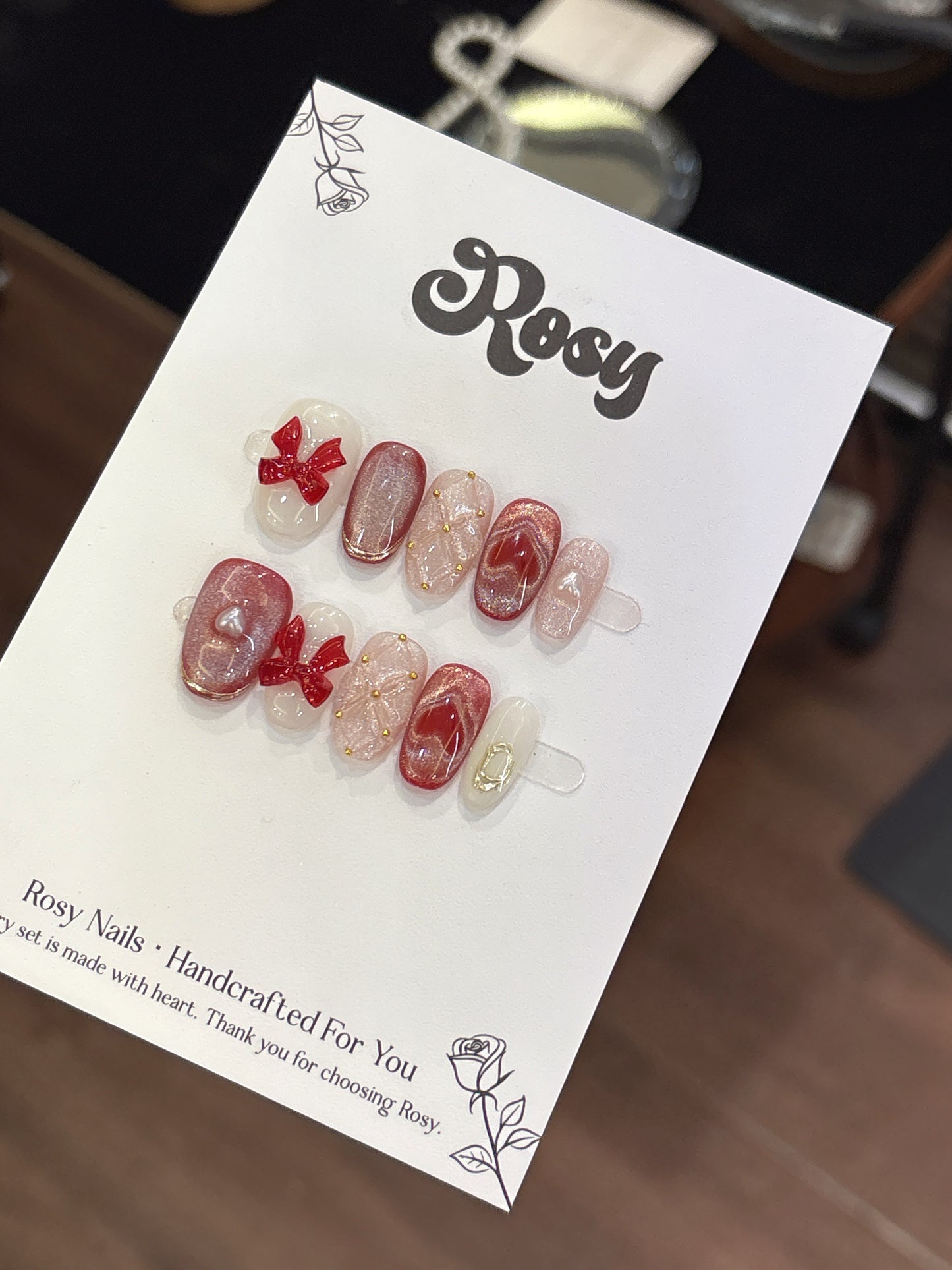 Berry Ribbon Charm