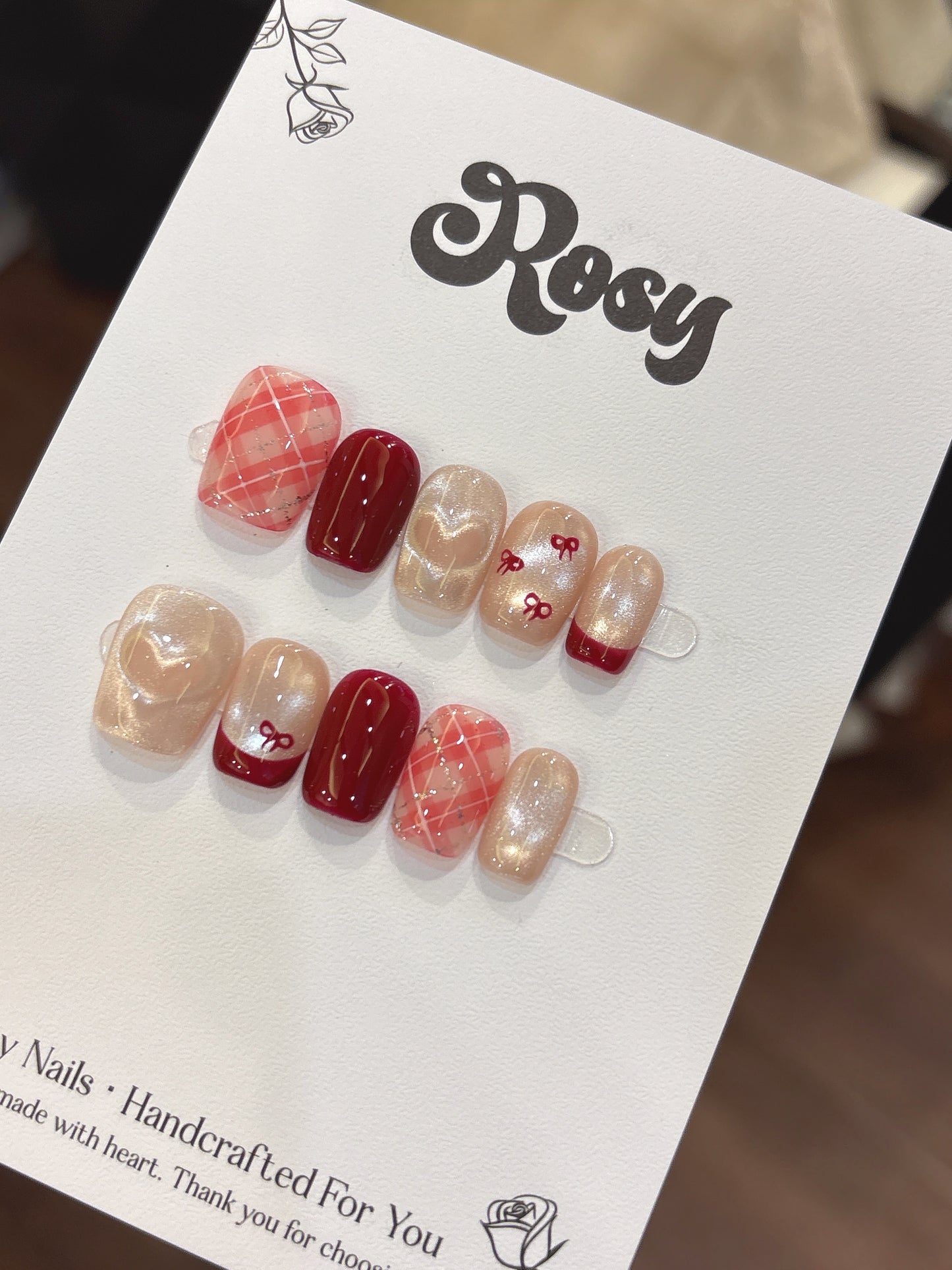 Berry Pink Check · Sweet Ribbon