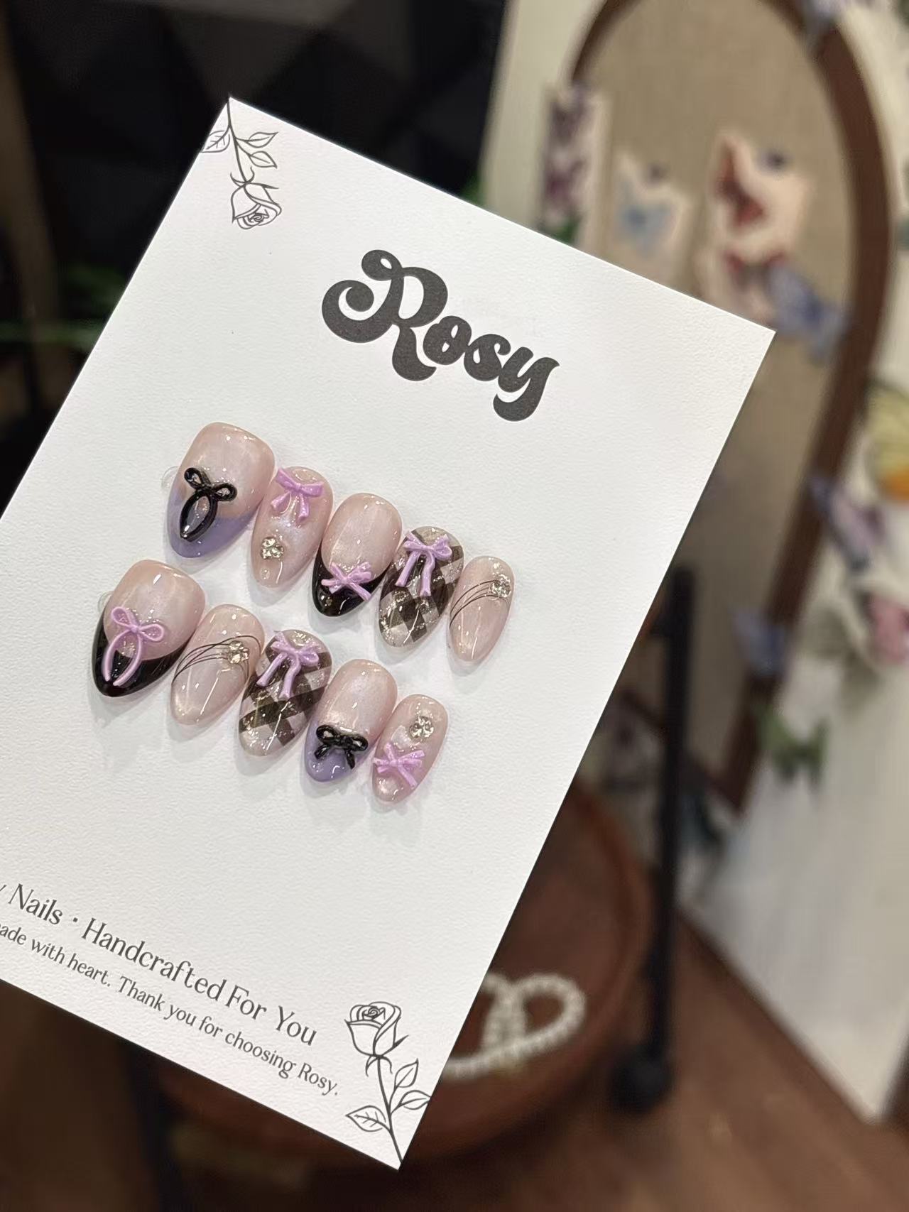 Ribbon Cocoa Charm