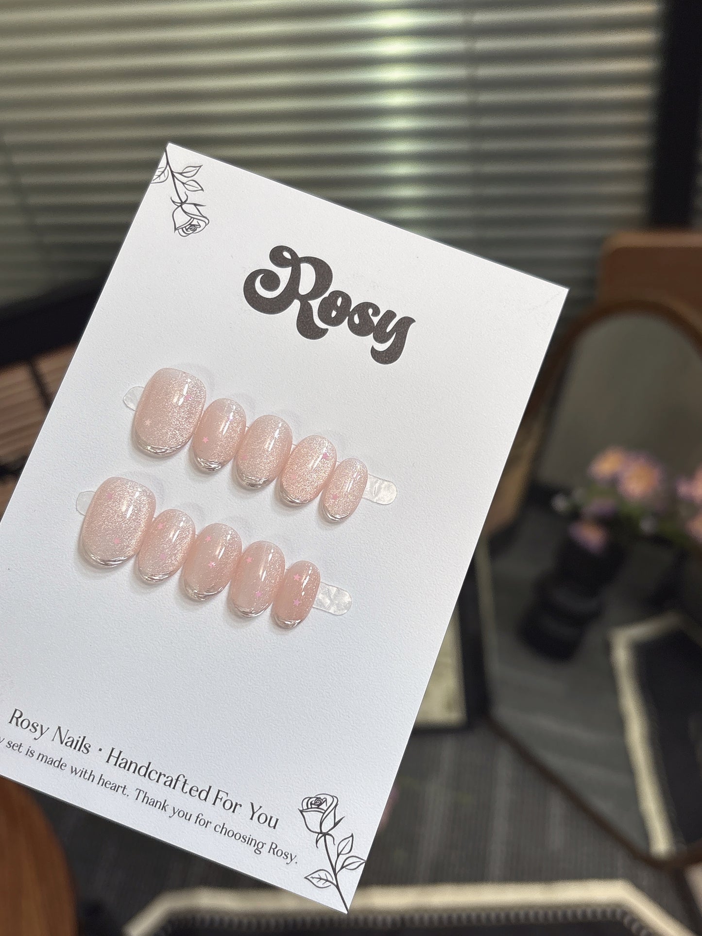 Peachy Star Veil