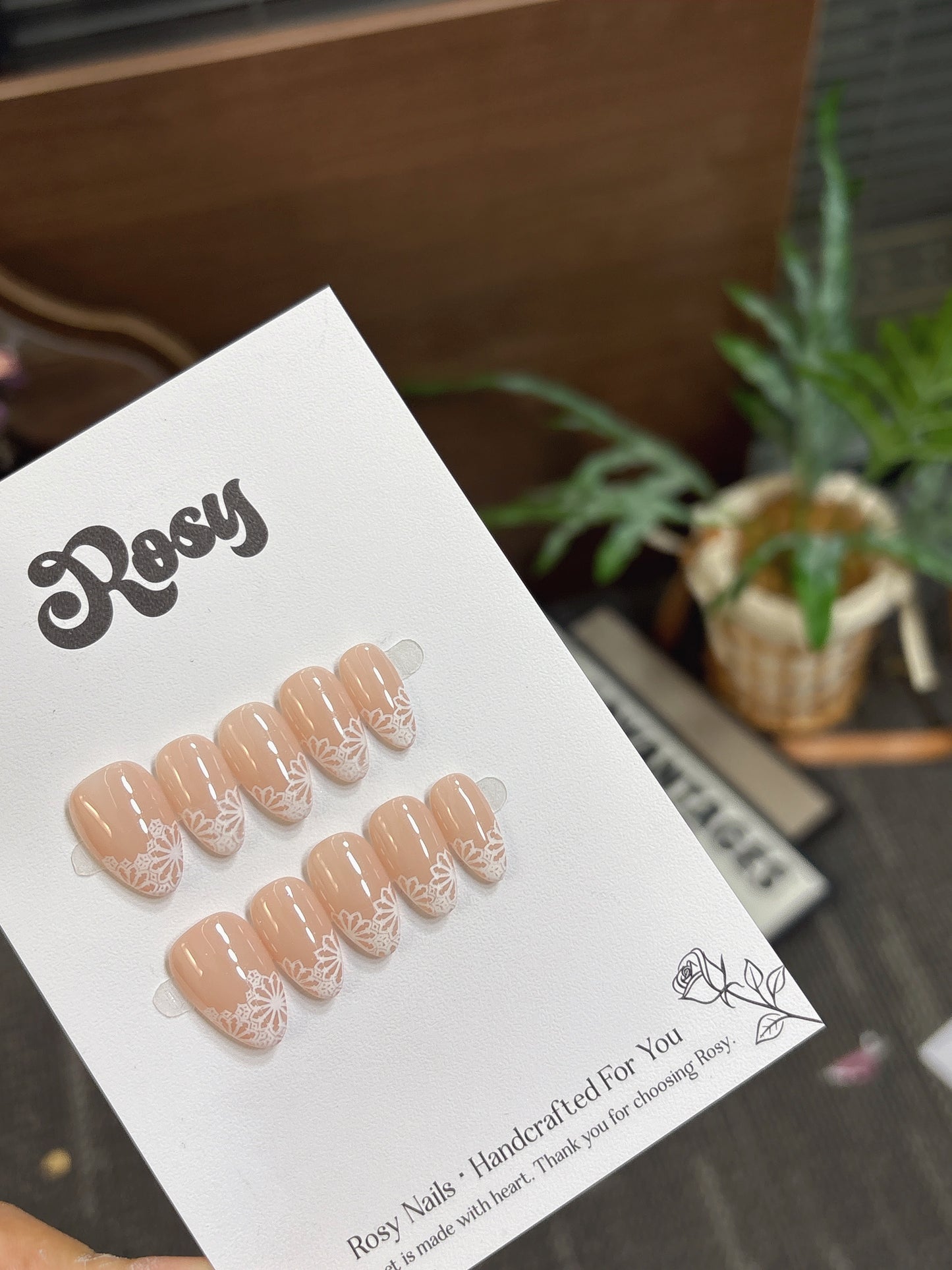 Peach Lace French