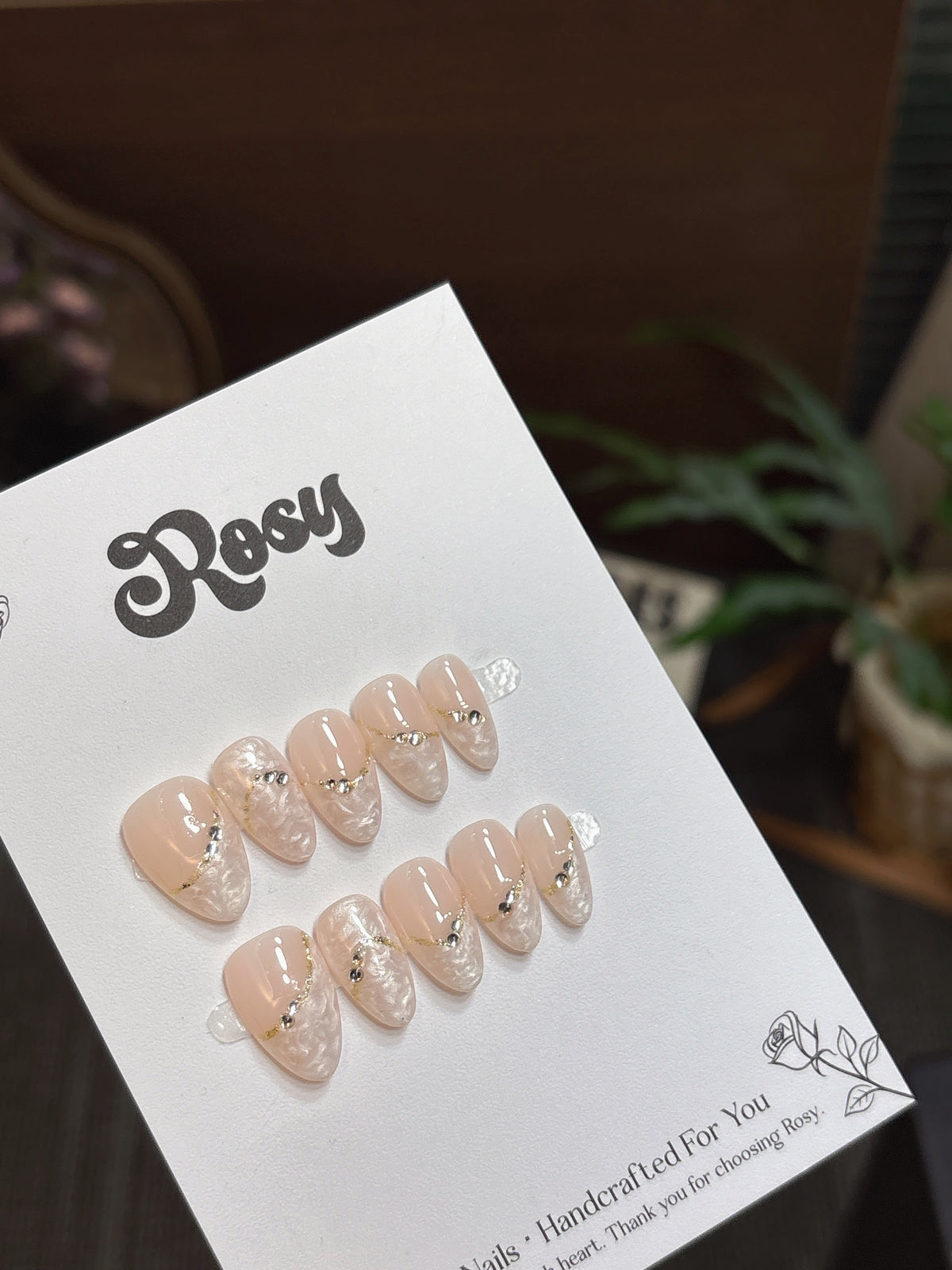 Blush Marble Shine
