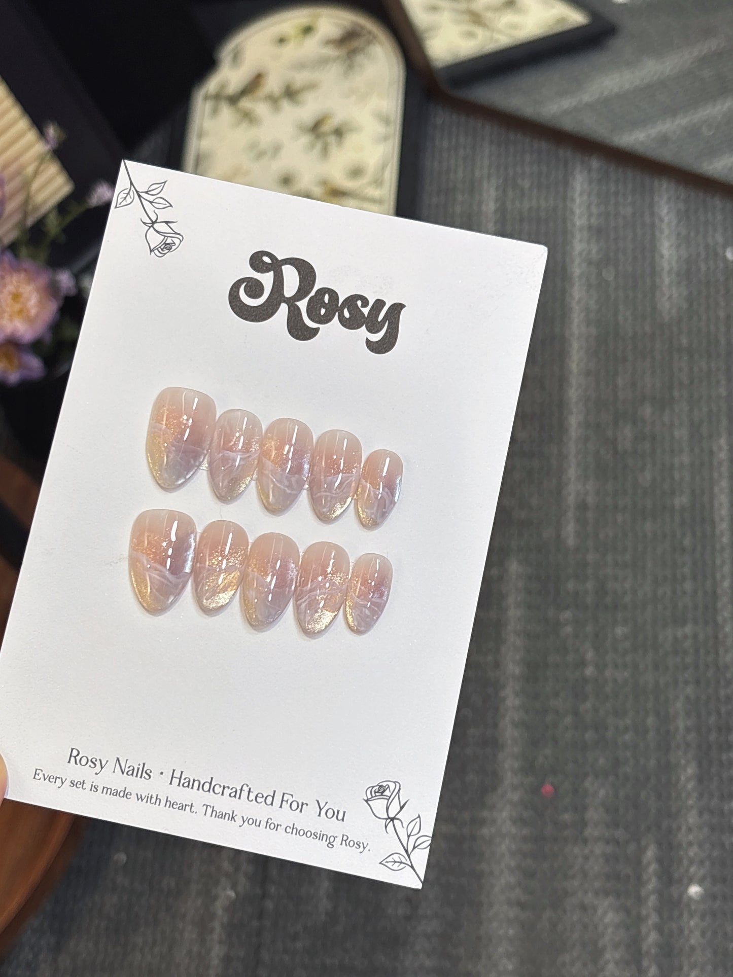 Blush Crystal Veil