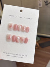 Sakura Dust 櫻花粉霧韓系穿戴甲 Rosy Nails 香港