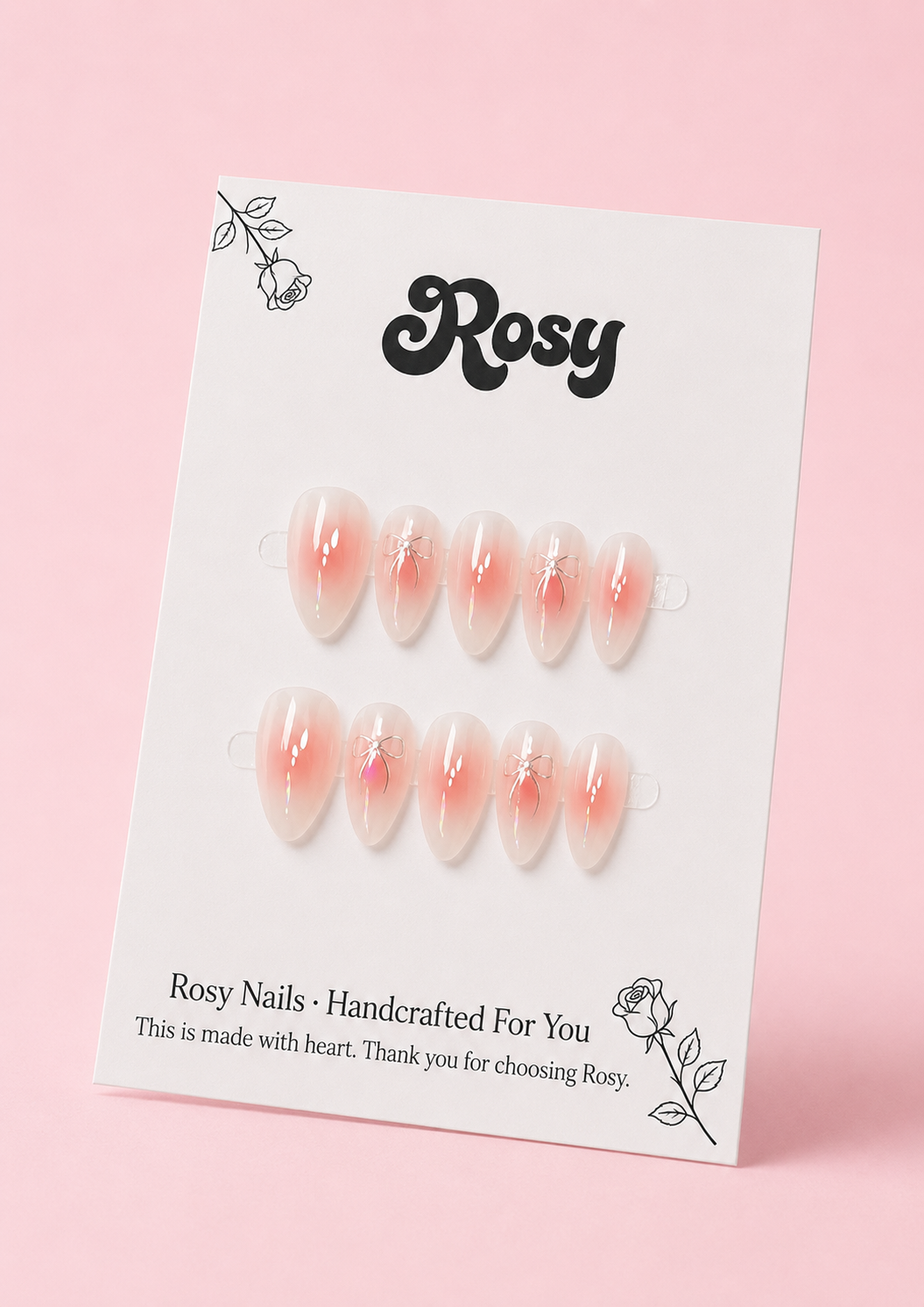 Soft Peach Ribbon