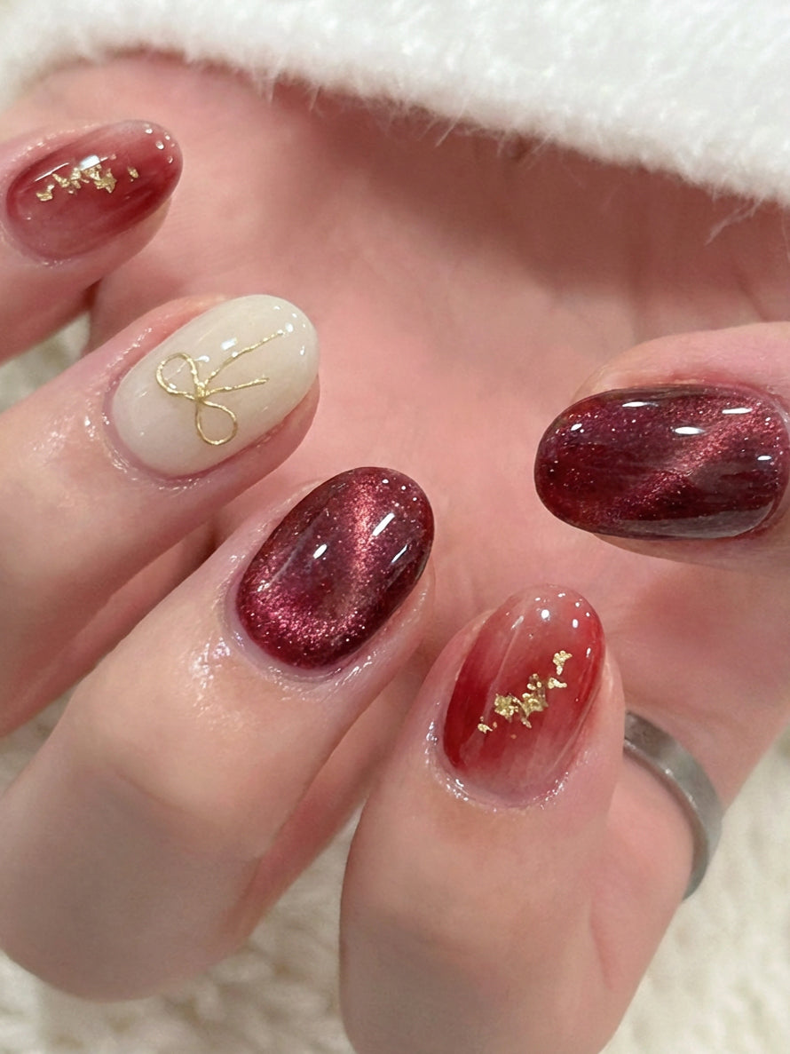 Burgundy Glow Ribbon